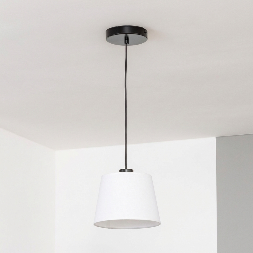 Brilagi - Suspension LED sur câble CERIA 1xE27/40W/230V Ø 20,5 cm blanche