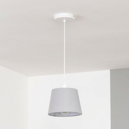 Brilagi - Suspension LED sur câble CERIA 1xE27/40W/230V Ø 20,5 cm gris