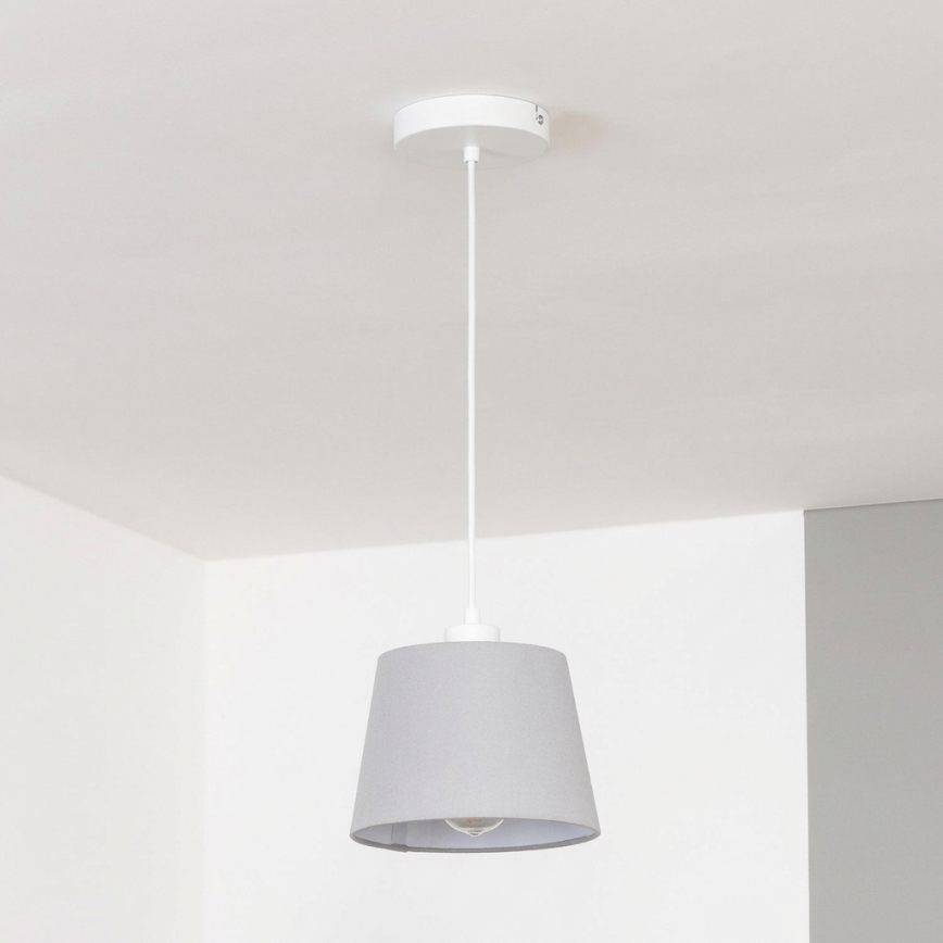 Brilagi - Suspension LED sur câble CERIA 1xE27/40W/230V Ø 20,5 cm gris