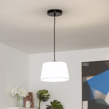 Brilagi - Suspension LED sur câble CERIA 1xE27/40W/230V Ø 25 cm blanche