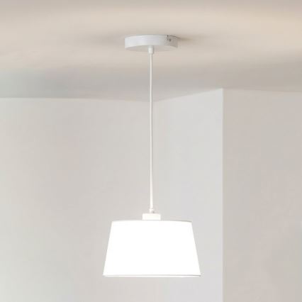 Brilagi - Suspension LED sur câble CERIA 1xE27/40W/230V Ø 25 cm blanche
