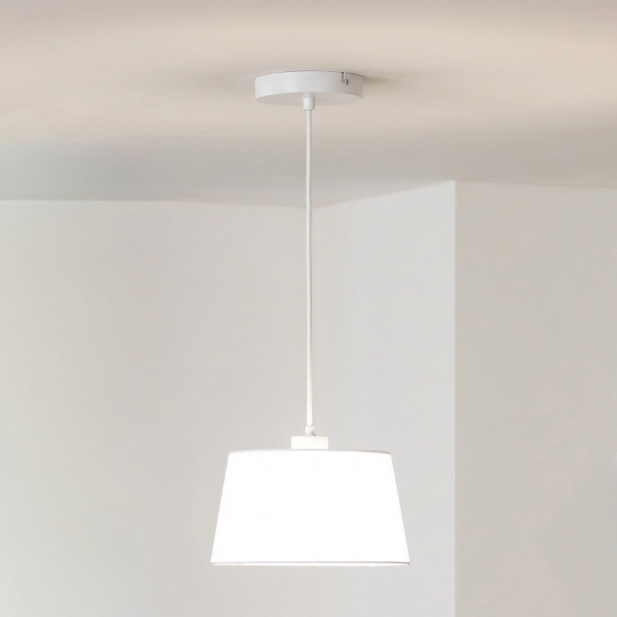 Brilagi - Suspension LED sur câble CERIA 1xE27/40W/230V Ø 25 cm blanche