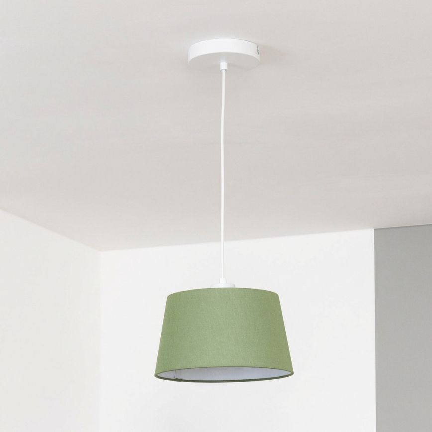 Brilagi - Suspension LED sur câble CERIA 1xE27/40W/230V Ø 25 cm verte