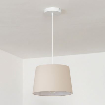 Brilagi - Suspension LED sur câble CERIA 1xE27/40W/230V Ø 30 cm beige