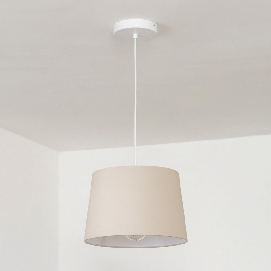 Brilagi - Suspension LED sur câble CERIA 1xE27/40W/230V Ø 30 cm beige