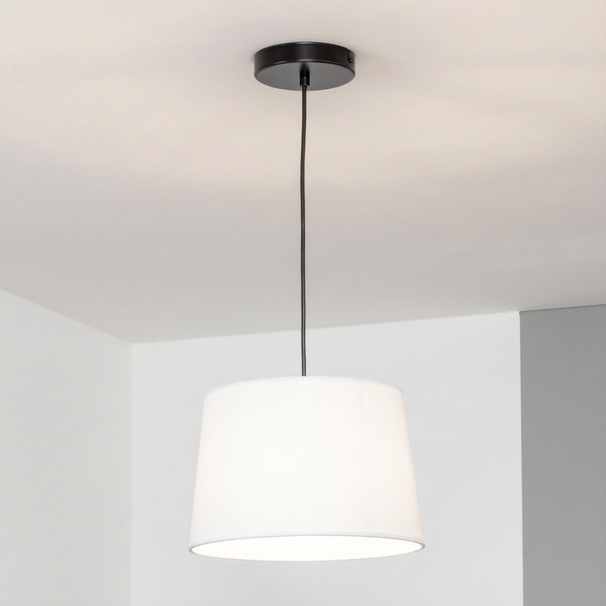 Brilagi - Suspension LED sur câble CERIA 1xE27/40W/230V Ø 30 cm blanche