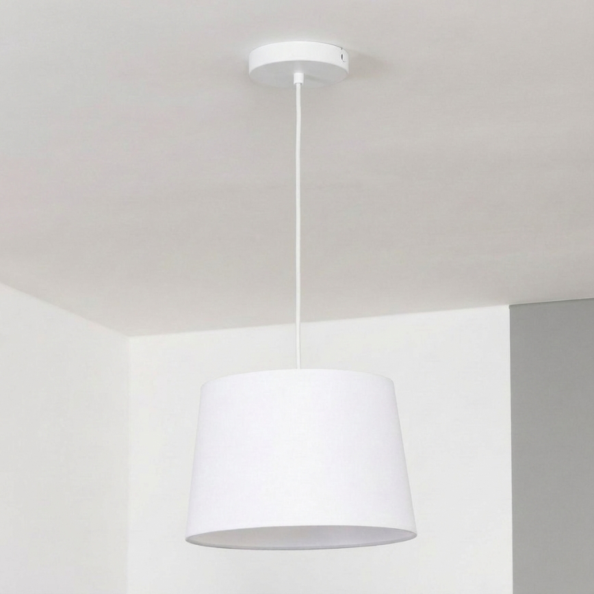 Brilagi - Suspension LED sur câble CERIA 1xE27/40W/230V Ø 30 cm blanche