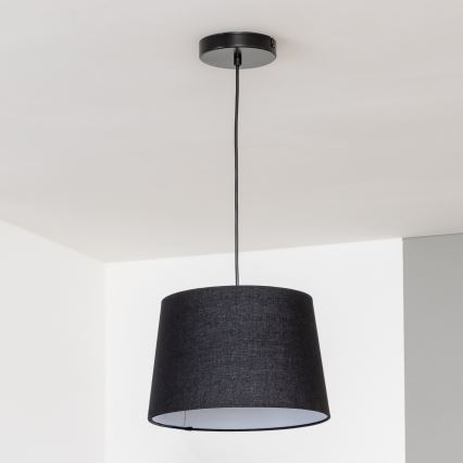 Brilagi - Suspension LED sur câble CERIA 1xE27/40W/230V Ø 30 cm noir