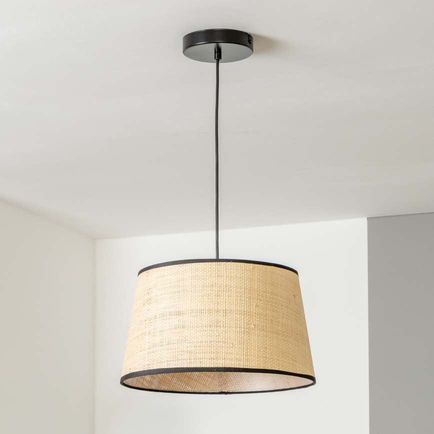 Brilagi - Suspension LED sur câble CERIA 1xE27/40W/230V Ø 35 cm beige