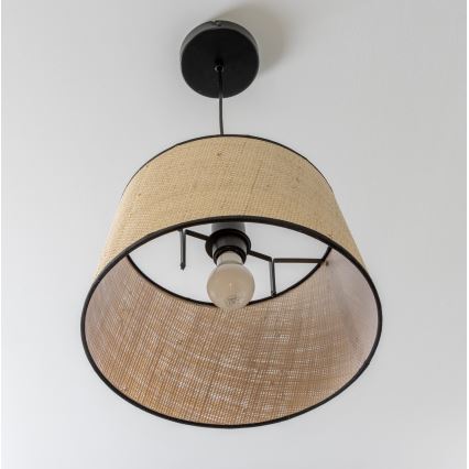 Brilagi - Suspension LED sur câble CERIA 1xE27/40W/230V Ø 35 cm beige