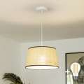 Brilagi - Suspension LED sur câble CERIA 1xE27/40W/230V Ø 35 cm beige