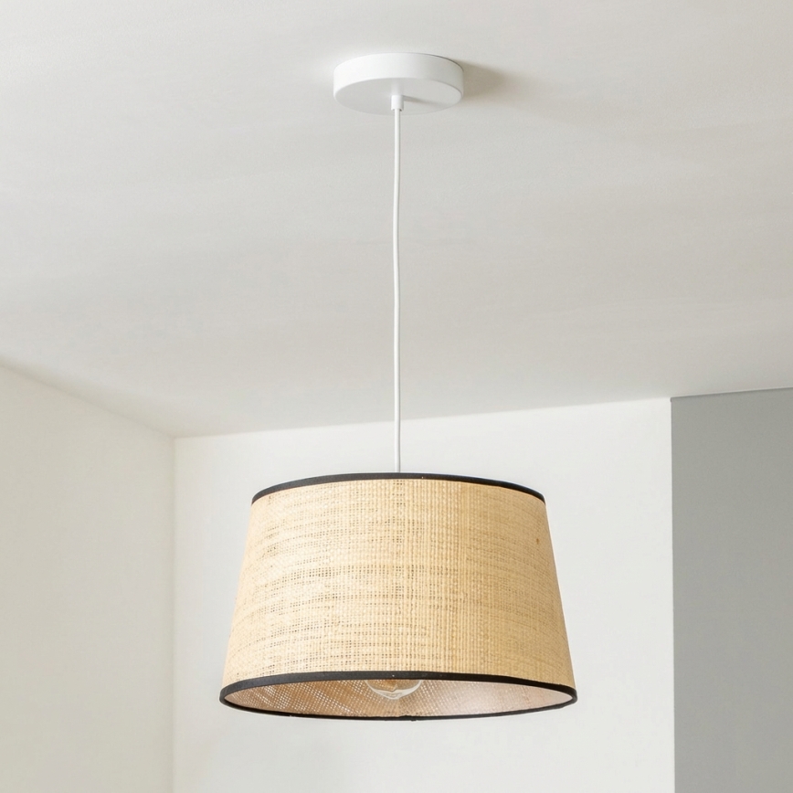 Brilagi - Suspension LED sur câble CERIA 1xE27/40W/230V Ø 35 cm beige