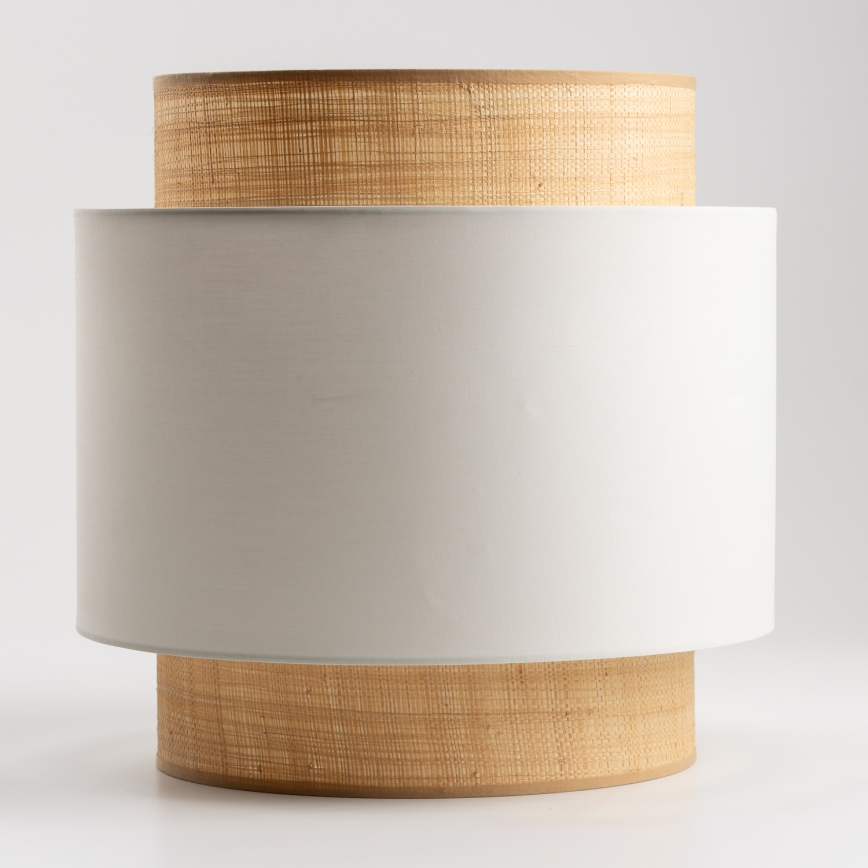 Brilagi - Suspension LED sur câble CERIA 1xE27/40W/230V Ø 40 cm beige/blanc
