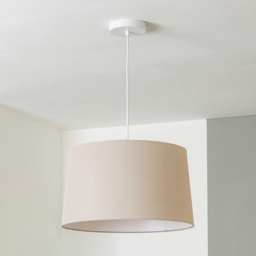 Brilagi - Suspension LED sur câble CERIA 1xE27/40W/230V Ø 45 cm beige