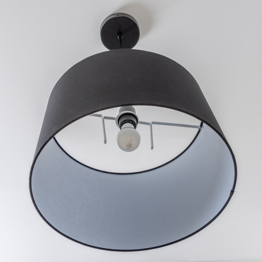 Brilagi - Suspension LED sur câble CERIA 1xE27/40W/230V Ø 45 cm noire