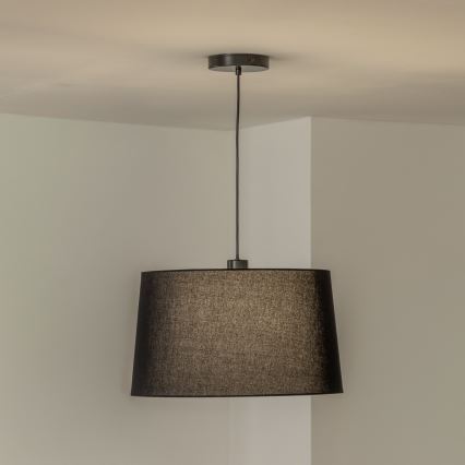 Brilagi - Suspension LED sur câble CERIA 1xE27/40W/230V Ø 45 cm noire