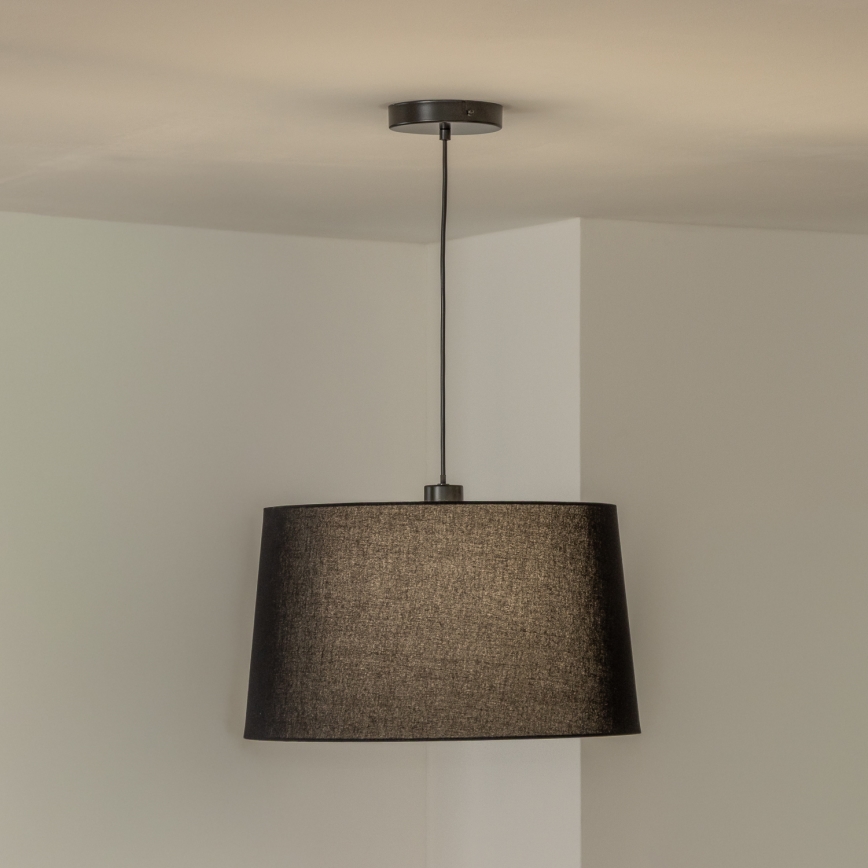 Brilagi - Suspension LED sur câble CERIA 1xE27/40W/230V Ø 45 cm noire