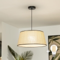 Brilagi - Suspension LED sur câble CERIA 1xE27/40W/230V Ø 50 cm beige