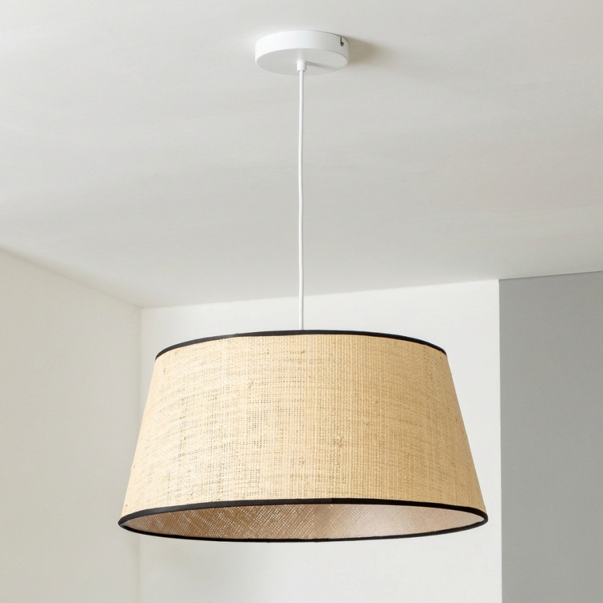 Brilagi - Suspension LED sur câble CERIA 1xE27/40W/230V Ø 50 cm beige