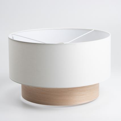 Brilagi - Suspension LED sur câble CERIA 1xE27/40W/230V Ø 50 cm blanche/beige