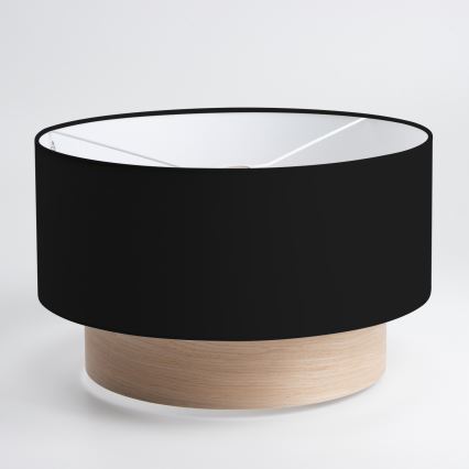 Brilagi - Suspension LED sur câble CERIA 1xE27/40W/230V Ø 50 cm noir/beige