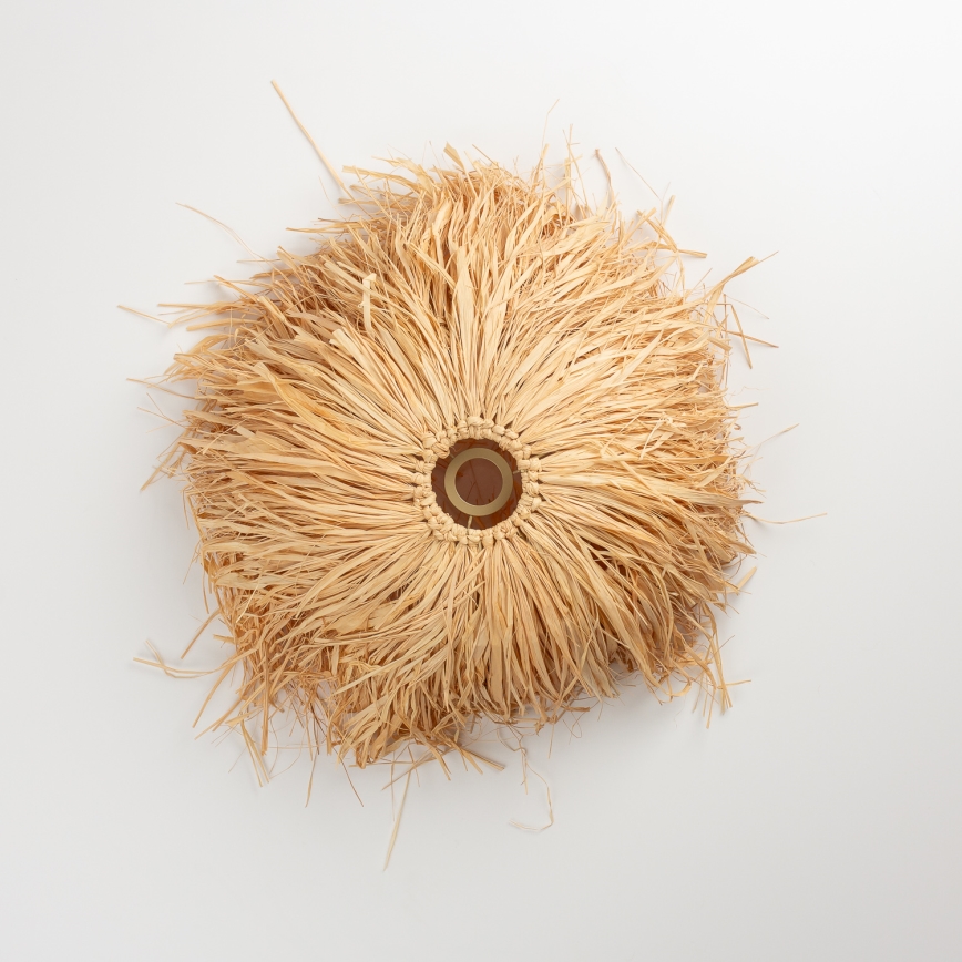 Brilagi - Suspension LED sur câble CERIA BOHO 1xE27/40W/230V diam. 40 cm, en raphia