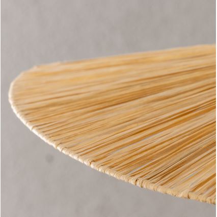 Brilagi - Suspension LED sur câble CERIA BOHO 1xE27/40W/230V diam. 80 cm en raphia