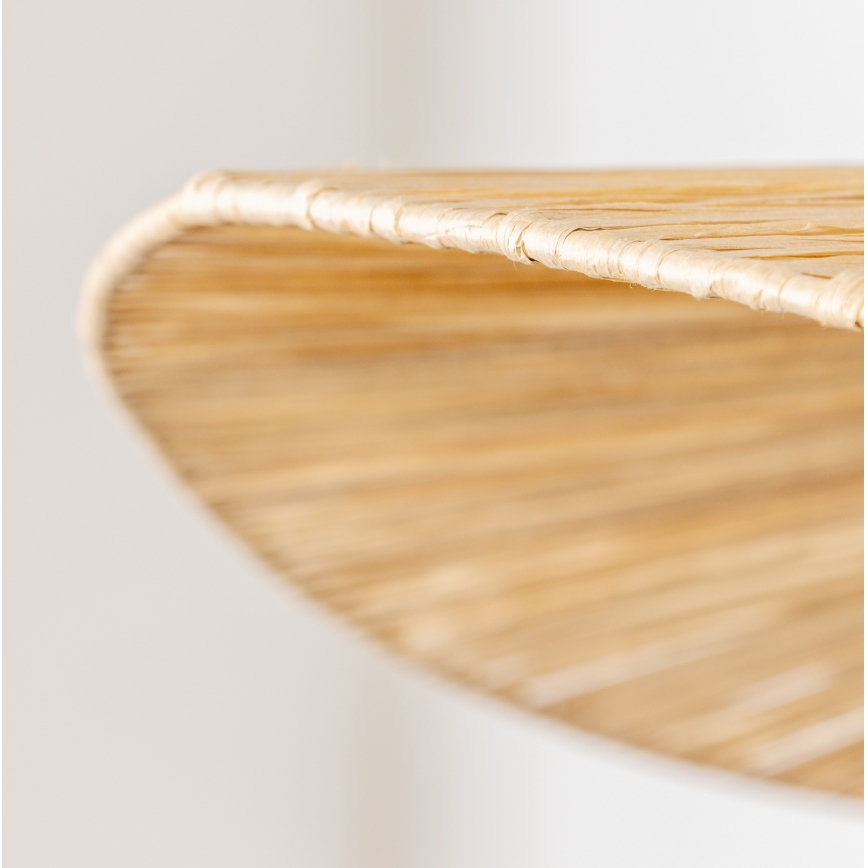 Brilagi - Suspension LED sur câble CERIA BOHO 1xE27/40W/230V diam. 80 cm en raphia