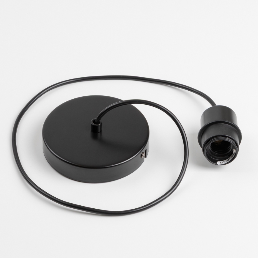 Brilagi - Suspension LED sur câble CERIA BOHO 1xE27/40W/230V diam. 80 cm en raphia