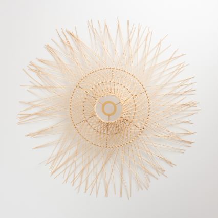 Brilagi - Suspension LED sur câble CERIA BOHO 1xE27/40W/230V Ø 100 cm en bambou