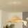 Brilagi - Suspension LED sur câble CERIA BOHO 1xE27/40W/230V Ø 100 cm en rotin
