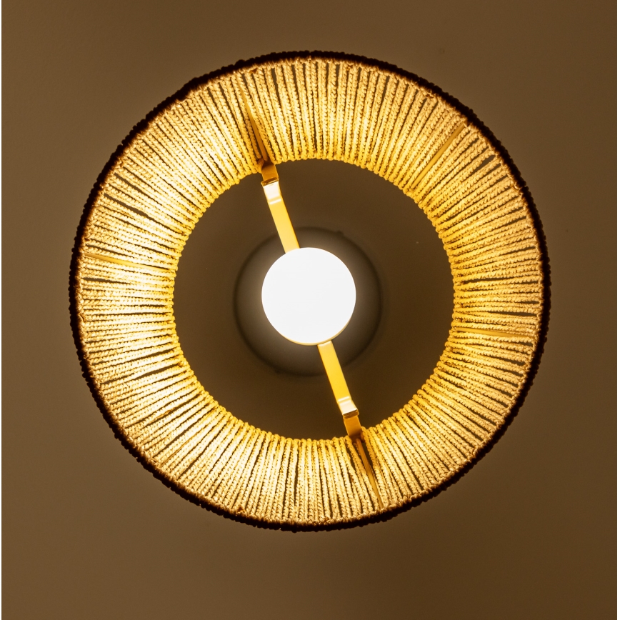 Brilagi - Suspension LED sur câble CERIA BOHO 1xE27/40W/230V Ø 28 cm marron