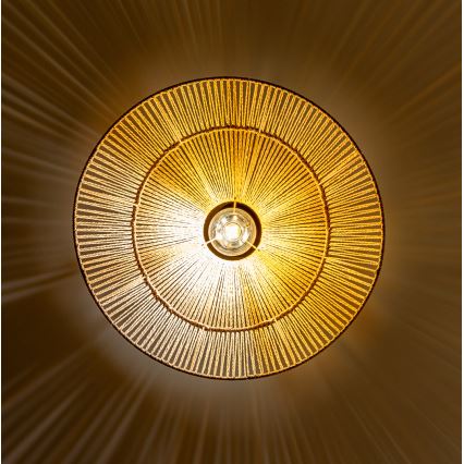 Brilagi - Suspension LED sur câble CERIA BOHO 1xE27/40W/230V Ø 50 cm marron