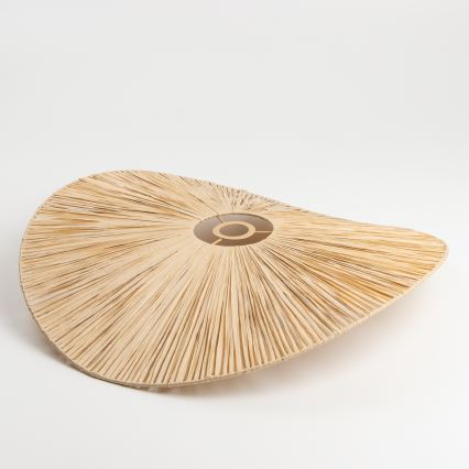 Brilagi - Suspension LED sur câble CERIA BOHO 1xE27/40W/230V Ø 60 cm en raphia