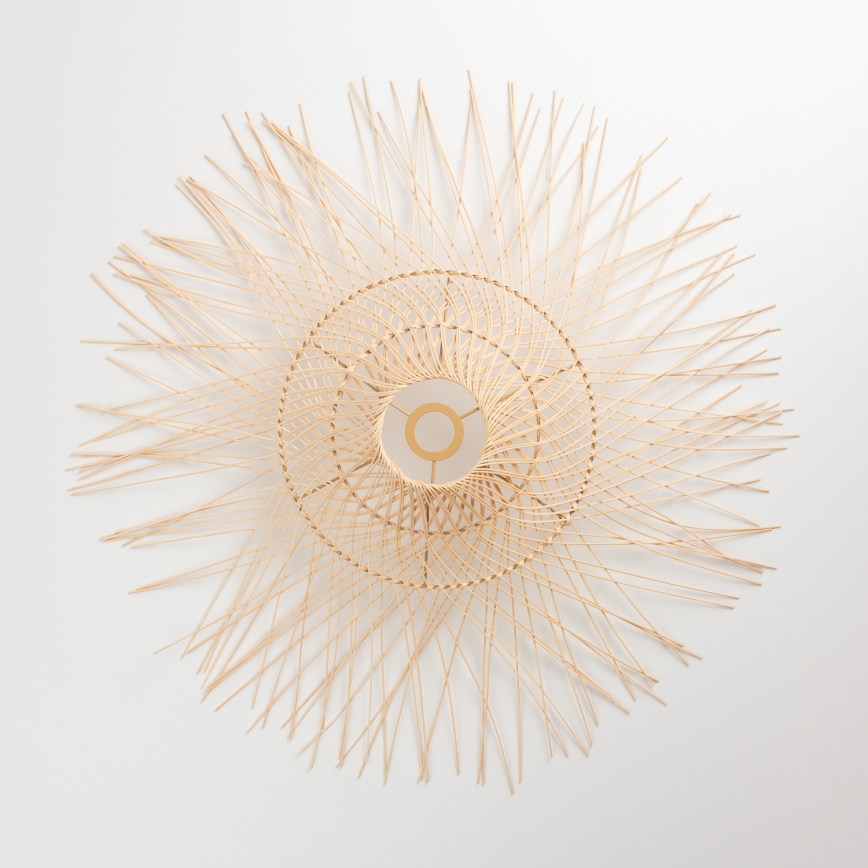 Brilagi - Suspension LED sur câble CERIA BOHO 1xE27/40W/230V Ø 70 cm bambou