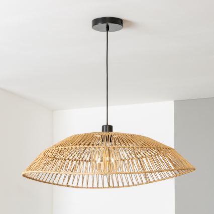 Brilagi - Suspension LED sur câble CERIA BOHO 1xE27/40W/230V Ø 70 cm marron