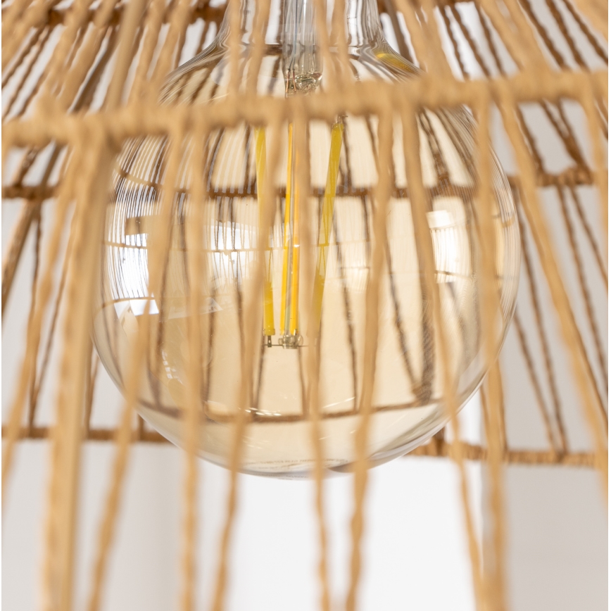 Brilagi - Suspension LED sur câble CERIA BOHO 1xE27/40W/230V Ø 70 cm marron