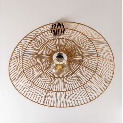 Brilagi - Suspension LED sur câble CERIA BOHO 1xE27/40W/230V Ø 70 cm marron