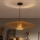 Brilagi - Suspension LED sur câble CERIA BOHO 1xE27/40W/230V Ø 70 cm noir/marron