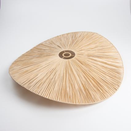 Brilagi - Suspension LED sur câble CERIA BOHO 1xE27/40W/230V Ø 80 cm raffia