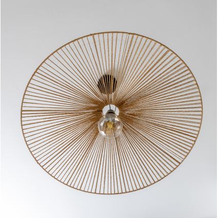 Brilagi - Suspension LED sur câble CERIA BOHO 1xE27/40W/230V Ø 90 cm marron