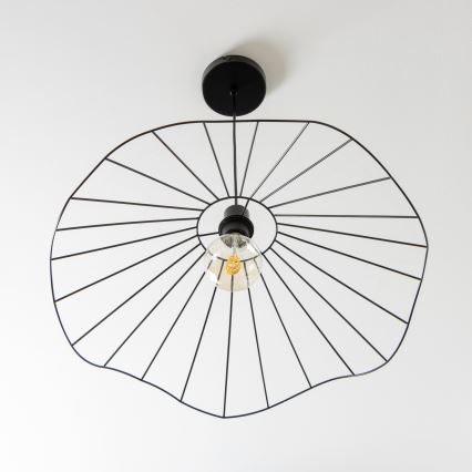 Brilagi - Suspension LED sur câble CERIA WIRE 1x E27 / 40 W / 230 V Ø 60 cm noire