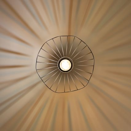 Brilagi - Suspension LED sur câble CERIA WIRE 1x E27/40W/230V Ø 40 cm noir