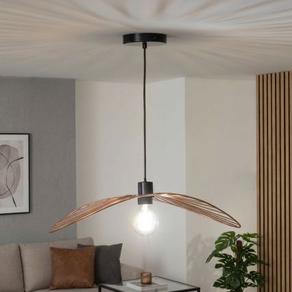 Brilagi - Suspension LED sur câble CERIA WIRE 1xE27/40W/230V 40x56 cm bronze