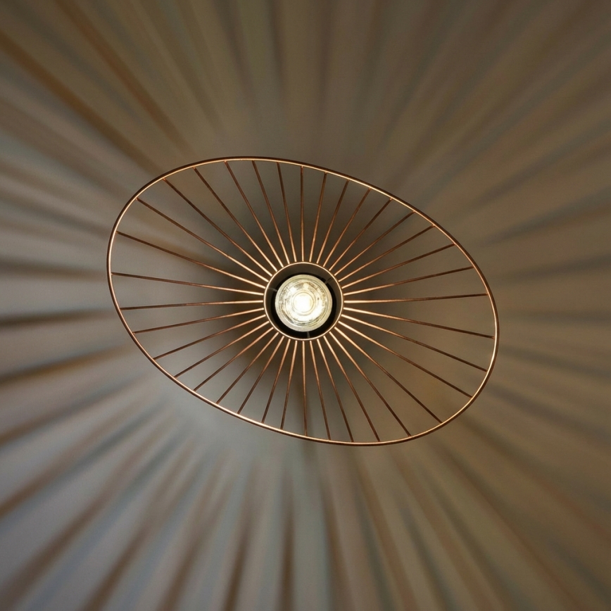 Brilagi - Suspension LED sur câble CERIA WIRE 1xE27/40W/230V 40x56 cm bronze