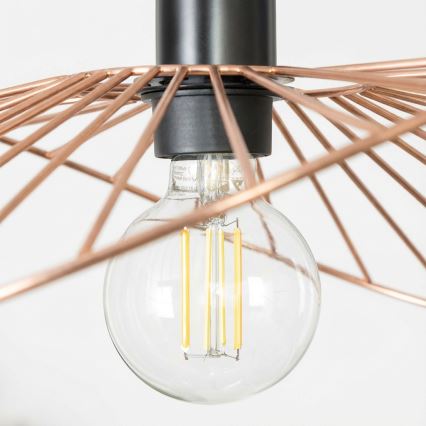 Brilagi - Suspension LED sur câble CERIA WIRE 1xE27/40W/230V 40x56 cm bronze