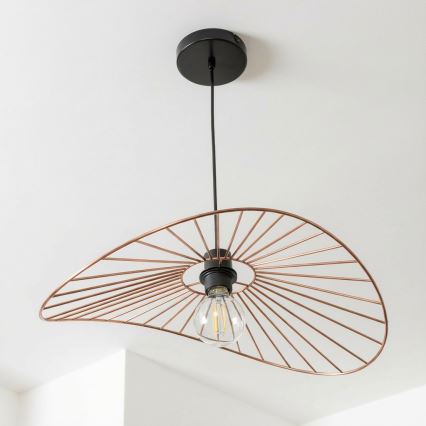 Brilagi - Suspension LED sur câble CERIA WIRE 1xE27/40W/230V 40x56 cm bronze