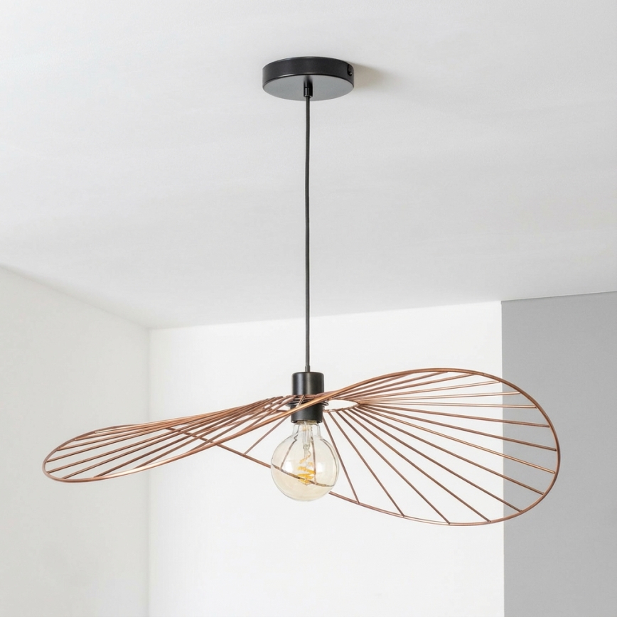Brilagi - Suspension LED sur câble CERIA WIRE 1xE27/40W/230V 60x80 cm bronze