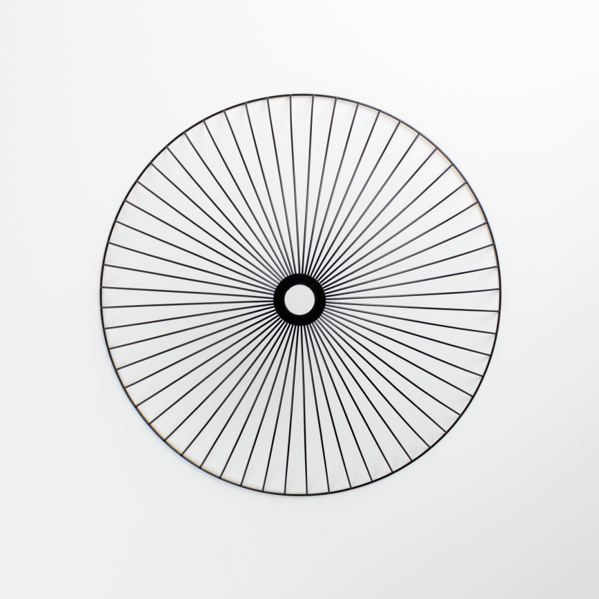 Brilagi - Suspension LED sur câble CERIA WIRE 1xE27/40W/230V diam. 60 cm noire