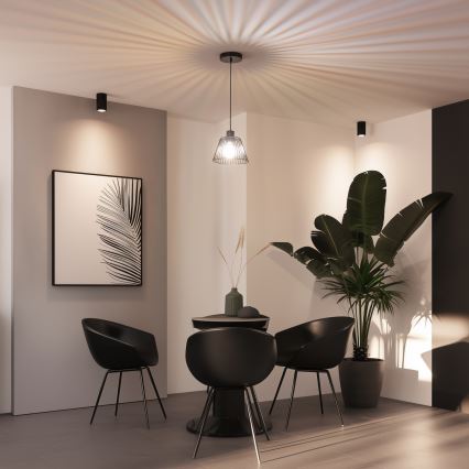 Brilagi - Suspension LED sur câble CERIA WIRE 1xE27/40W/230V Ø 21 cm noir